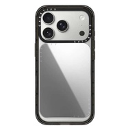 CASETiFY Black/Silver Mirror Snappy Cardholder with Magsafe Wallet Fashion Week Grip Stand Phone Sta