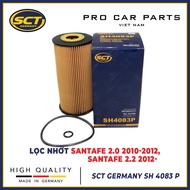 Oil Filter SantaFe 2.0 2010-2012, SantaFe 2.2 2012- SCT GERMANY SH 4083P