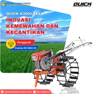 TRAKTOR QUICK ZEVA G3000 LENGKAP DIESEL KUBOTA RD 85 DI-2S