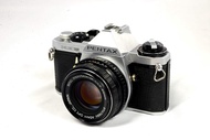 Pentax ME Super 35mm SLR Film Camera with 50MM MF Pentax PK Mount lens system. Custom Shutter, ISO, 