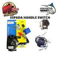 ESPADA YAMAHA LC135 Handle Switch RH Engine Light LH Double Signal ON OFF Suis Lampu Isyarat