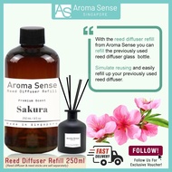 Aroma Sense Sakura Scent Reed Diffuser Refill (250ml)