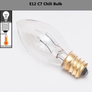 e12 chili bulb filament