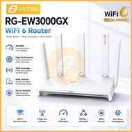7Star Ruijie RG-EW3000GX WiFi 6 Router Dual-WAN Gigabit Router High Speed Dual Band 2.4GHz + 5Ghz Wi