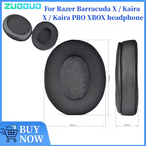 ZUODUO Cooling Gel Ear Pads For Razer Barracuda X / Kaira X / Kaira PRO XBOX Gaming Headphones repla