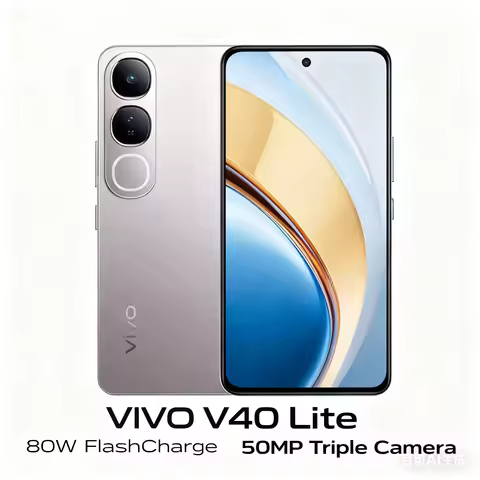 VIVO V40 Lite 80W Flash Charging + 120Hz AMOLED Screen, Rear 50 Million Three Cameras, Both Performa