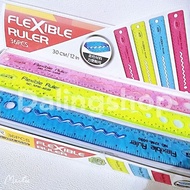 Dalingshop FLEXIBLE SOFT RULER FLEXIBLE RUBBER RULER TRANSPARENT ANTI-BREAKBENING
