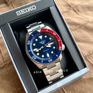 [Original] Seiko 5 Sport SRPD53K1 Superman Pepsi Automatic Men Watch with Blue dial and Silver Bracelet