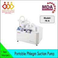 [MDA Approved] Yuwell Portable Phlegm Suction Pump 7E-A + Suction Catheter