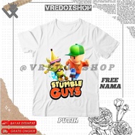 Stumble Guys Children's Top T-shirt with Stumble Guys Motif, Viral Children's Game,/ T-shirt, Distro