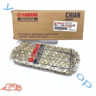 YAMAHA GOLD CHAIN 428 ORING - 132L Y15ZR LC135 Y15 RS150 VFS3i 428H O RING RANTAI 100% ORIGINAL 9456
