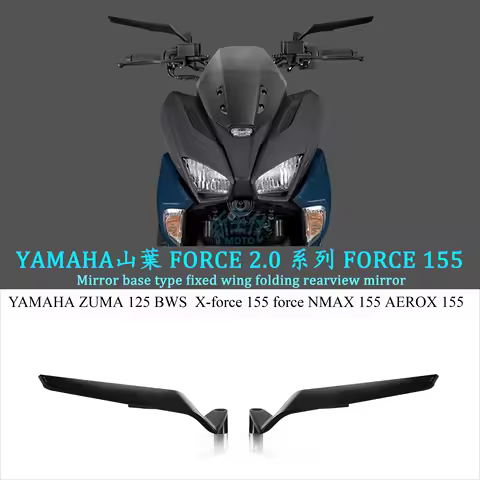 Motorcycle Mirrors Wing Winglets Side Mirror Accessories Kits ForYAMAHA ZUMA 125 BWS 125 X-force 155