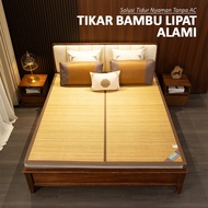 Premium Bamboo Folding Mat, Cool Sleeping Floor Mat, FREE BAG 190x200, 160x200, 120x200 - X11A1/B1/C