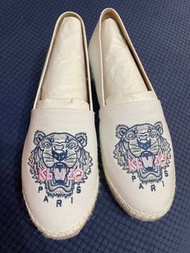 全新 KENZO 經典款草編帆布鞋 保證正品 40號