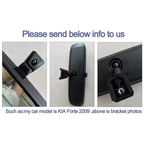 Carsanbo 9.66inch IPS Touch Full Screen Rear View Mirror Monitor With 4K Front View Camera 1080P Rea