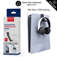 AOLION controller and headphone hanger set directly on the device for PS5 Pro / PS5 Slim / PS5 FAT