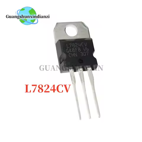 10-20pcs/lot 100% new L7824CV L7824 7824 LM7824 MC7824 24V 1.5A TO-220 Triple-pin Regulator Best Qua