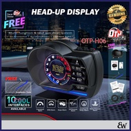 OTP-H06 Car OBD OBD2 Meter Speedometer Gauge P6 GPS HUD Water Temp Turbo Proton Honda Perodua Toyota