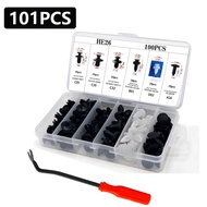 100pcs Mobil Plastik Klip Auto Fastener Clip Mixed Car Body Push Retainer Pin Rivet Bumper Mobil Ala