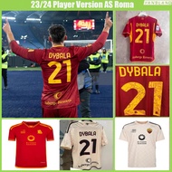 [Player Version]2023/24 AS ROMA Jersey/DYBALA football shirt