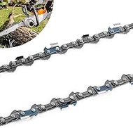 10 Inch Chainsaw Chain 2 Pcs 050" Gauge, 3/8" LP pitch, 40 Drive Links Fits for Chicago Sun Joe Harb