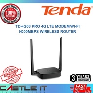 Tenda TD-4G03 PRO 4G LTE Modem WI-FI N300mbps Wireless Router Compatible SIM cards various operators