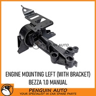 PERODUA BEZZA 1.0 MANUAL ENGINE MOUNTING GEAR BOX LEFT WITH BRACKET 12306-BZ180