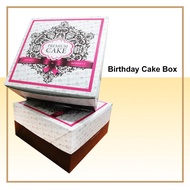 ( 20 pcs 7 inch ) Ready Made Printed Cake Box Birthday Cake Box