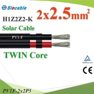 (Specify The Number) Solar Wire PV1 H1Z2Z2-K 2x2.5 Sq.mm. DC Cable Double Line