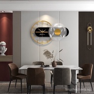 【In stock】wall clock for living room silent wall clock nordic clock wall modern wall clock minimalist clock led clock digital wall clock  D019 HQLG