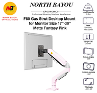 NB F80 North Bayou 17"- 30" Gas Strut Computer Monitor Bracket Desktop Holder Flexi Mount