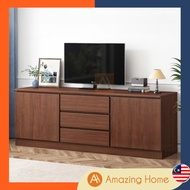 AmazingHome 160cm TV Console Table Cabinet Storage TV Cabinet Entertainment Unit