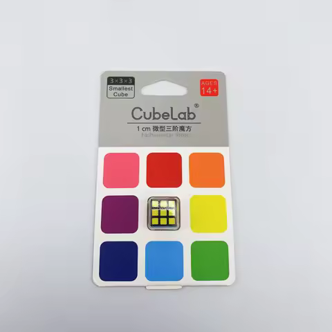 1CM ² Smallest 3x3x3 Magic Cube 10 mm Puzzle fingertip Cube Speed 3x3 micro cube Adult cube , The Sm