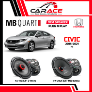 MB QUART Speaker Civic Plug and Play Speaker PNP Front Rear Door 6 inch Speaker Honda FC 2015-2021 O