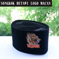 Peci Macan Betawi / Kopiah Motif Macan / Peci Betawi