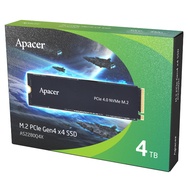 Apacer AS2280Q4X M.2 2280 NVMe PCIe SSD Gen 4x4 3D TLC NAND NVME SSD (512GB)