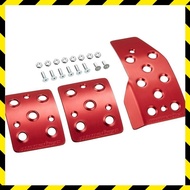 MONSTER SPORT Sports Driving Pedal Cover Red Anodized Swift Sport [ZC32S] / Swift [ZC72S / ZD72S] MT