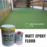 119 DEEPSEA GREEN ( MATTE EPOXY ) MATT EPOXY FLOOR PAINT [HEAVY DUTY] PROTECTIVE &amp; WATERPROOF COATING . Epoxy Floor P