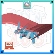 Mô hình giấy Pokemon Mega Salamence