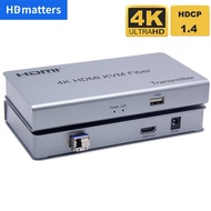 4K KVM HDMI fiber optic extender with B HDMI KVM fiber optic extender HDMI to fiber optic extender converter for PC lapt