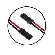 Connector Assemblies Molex connector assembly Housing 50-57-9402 with 24AWG wire leads Red, Black 2-