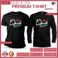 T-Shirt Cotton Free Save Palestine Shirt Lelaki Shirt perempuan Baju lelaki Baju perempuan lengan pendek lengan panjang