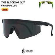 Pit Viper - The Blacking Out Original Ballistic Smoke แว่นเซฟตี้ นิรภัย แว่นกันสะเก็ด ปรับขาแว่นได้ 