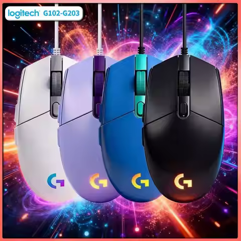 Logitech G102 Gaming Mouse, 20M Click Lifespan, Lightweight Design, 6 Customizable Keys for Mac User