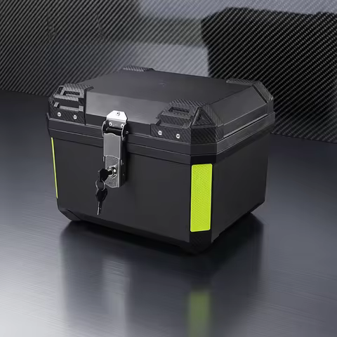 45L57L Motorcycle Trunk Helmet Box Universal Motorbike Top Case ABS Tail Box Rear Luggage Case Water