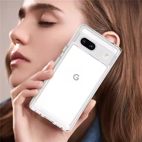 For Google Pixel 7A Case Google Pixel 7A 8A Cover TPU Border Acrylic Backplane Protective Phone Case