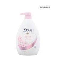 Dove Shower Gel Sakura Pink Salt 1l