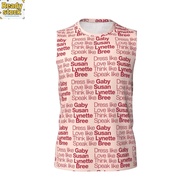 Desperate Housewives ( Red Peach ) Men Printed Sleeveless T-shirt Casual Hip Hop Street Style Beach 