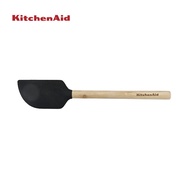 KitchenAid Bamboo Scraper Spatula with Heat Resistant and Flexible Silicone Head