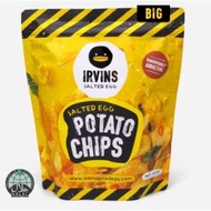 IRVINS SALTED EGG POTATO CHIPS 210 GR HALAL LARGE SIZE